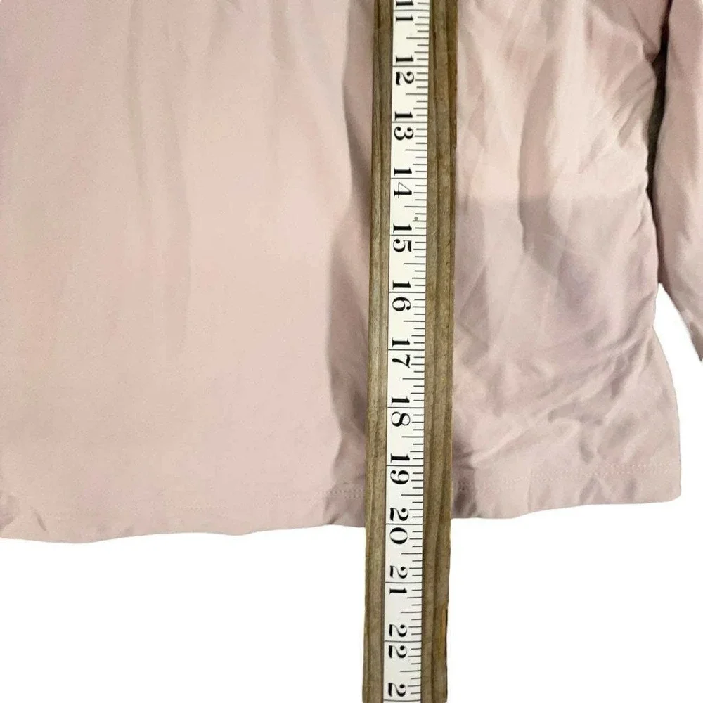 Wild Fable Womens Long Sleeve Turtleneck Top Blouse Tan light pink‎ large NEW